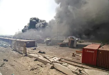 خسارت به سه مجموعه گردشگری هرمزگان در پی حادثه بندر شهید رجایی