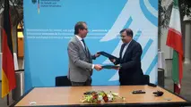 امضای بیانیه مشترک همکاری‌های ریلی، دریایی و بندری ایران و آلمان