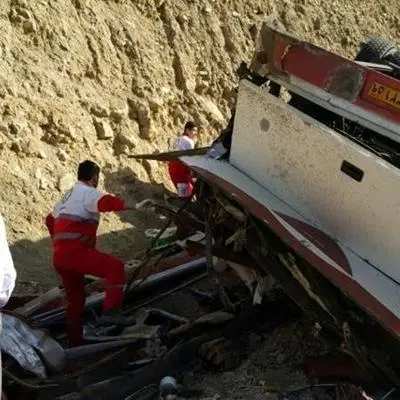 پیگرد قضایی مقصران واژگونی اتوبوس در سوادکوه مازندران