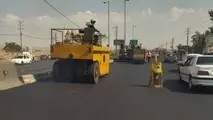 پیشرفت ۵۰ درصدی پروژه روکش آسفالت باند رفت محور امام رضا (ع) در محدوده استان تهران‌