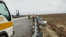 ایمن سازی حاشیه راه ها مانع واژگونی خودرو ها است