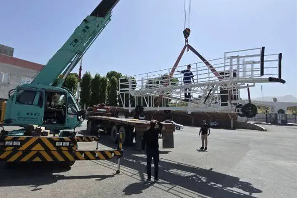 بهره‌ برداری از دستگاه رمپ بوردینگ در فرودگاه سنندج 