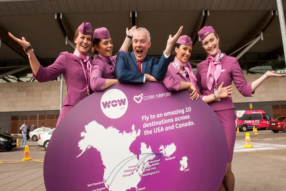 Cork Airport launches new WOW air service to Reykjavik, Iceland