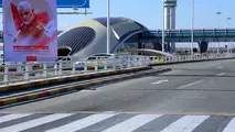 حال و هوای شهر فرودگاهی در آستانه استقبال از پیکر شهید سلیمانی و همرزمانش
