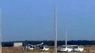 سقوط یک فروند هواپیمای سبک در فرودگاه گلبهار خراسان رضوی