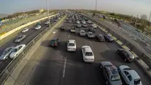 افزایش 12 درصدی تردد نوروزی خودروها
