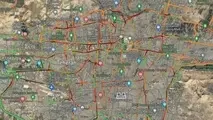 گوگل‌مپ: تهران یکسره قفل شده/ شهرداری: تمام معابر باز است!