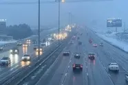 برف و باران در جاده‌ های ۱۸ استان کشور 