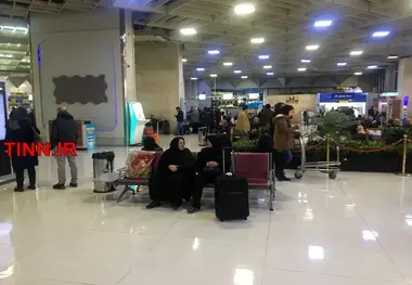 (تصاویر)  وضعیت نرمال در فرودگاه مهرآباد
