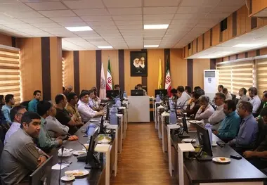 جلسه ارتقاء ایمنی در اداره کل راه آهن هرمزگان