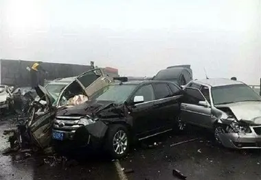 تصادف شدید در چین