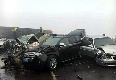 تصادف شدید در چین