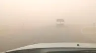 فیلم | طوفان بی سابقه شن در جاده اردبیل به سرعین!