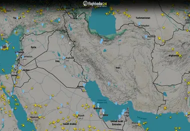 از کار افتادن چهارراه‌ های هوایی غرب آسیا