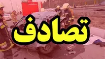 ٤ نفر در حادثه برخورد دو پژو ٤٠٥ سوختند