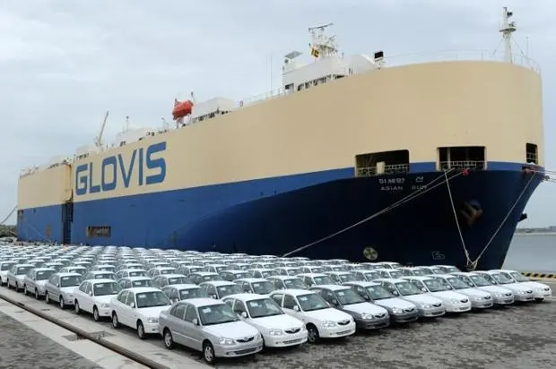 صادرات خودرو هند از راه دریا 
