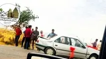 یک دستگاه خودرو  405حادثه آفرید،عروسی را عزا کرد