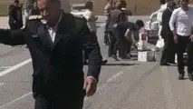 نجات جان چهار سرنشین خودرو توسط یک راننده اتوبوس