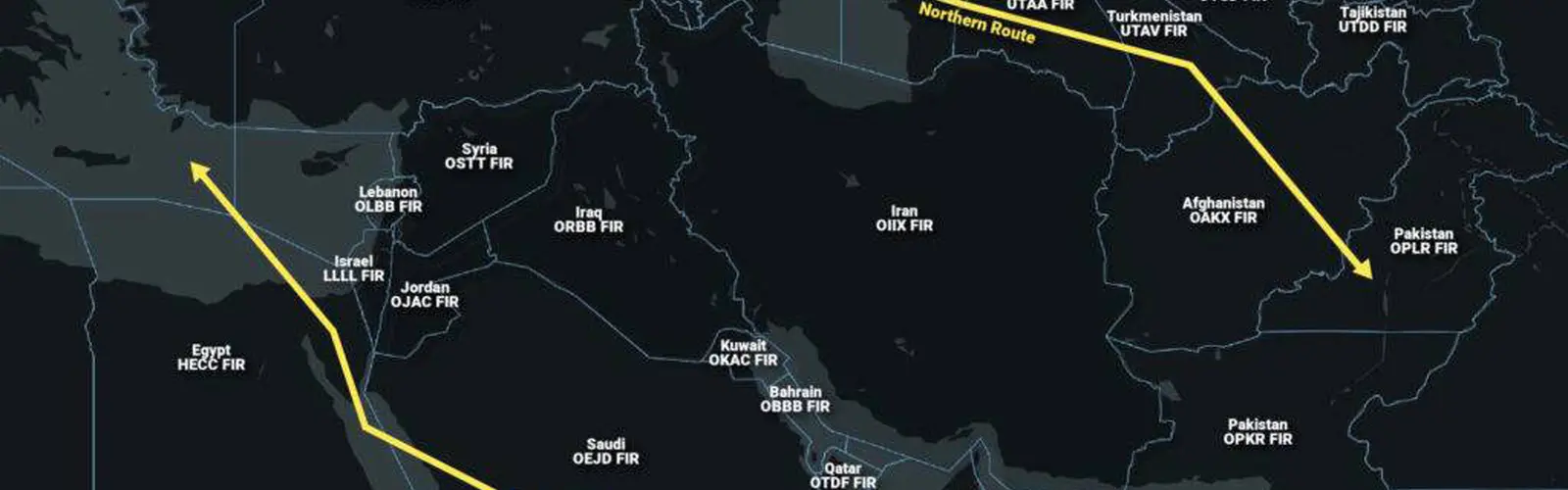 نقشه جدید پروازها بعد از بسته شدن آسمان ایران؛ مسیرهای هوایی جهان چگونه تغییر کردند؟