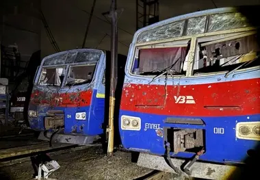 حمله سنگین روسیه به زیرساخت های انرژی و ریلی در اوکراین