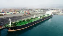 پهلودهی یک فروند کشتی حامل ۴۳ هزار تن روغن در بندر شهید رجایی