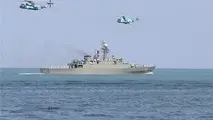 ناوشکن آمریکایی با کشتی کانتینری برخورد کرد