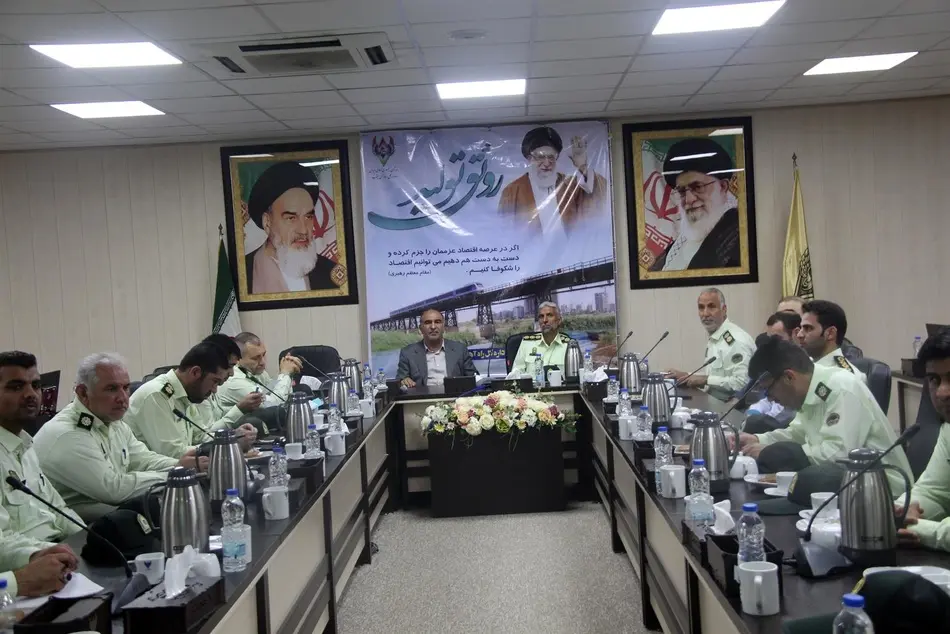  تودیع ومعارفه رئیس پلیس راه آهن جنوب 