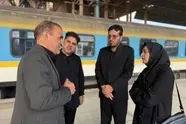 بازدید رئیس مرکز تحقیقات راه، مسکن و شهرسازی از ایستگاه راه‌ آهن یزد