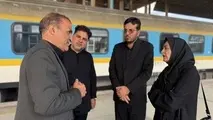 بازدید رئیس مرکز تحقیقات راه، مسکن و شهرسازی از ایستگاه راه‌ آهن یزد