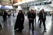 بازدید وزیر راه از راه آهن تهران/افزایش تعداد قطارها برای پاسخ به مطالبات مردم