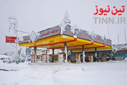 بارش سنگین برف در گیلان