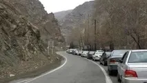 جاده کرج - چالوس یک طرفه شد