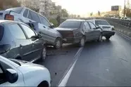 علت تصادف زنجیره ای در بزرگراه امام علی چه بود؟