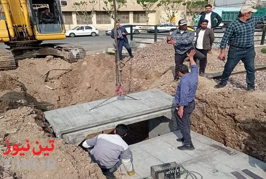 گزارش تصویری | ساخت زیرگذر عابر پیاده پلاک کرج کردان برای عبور ایمن شهروندان 