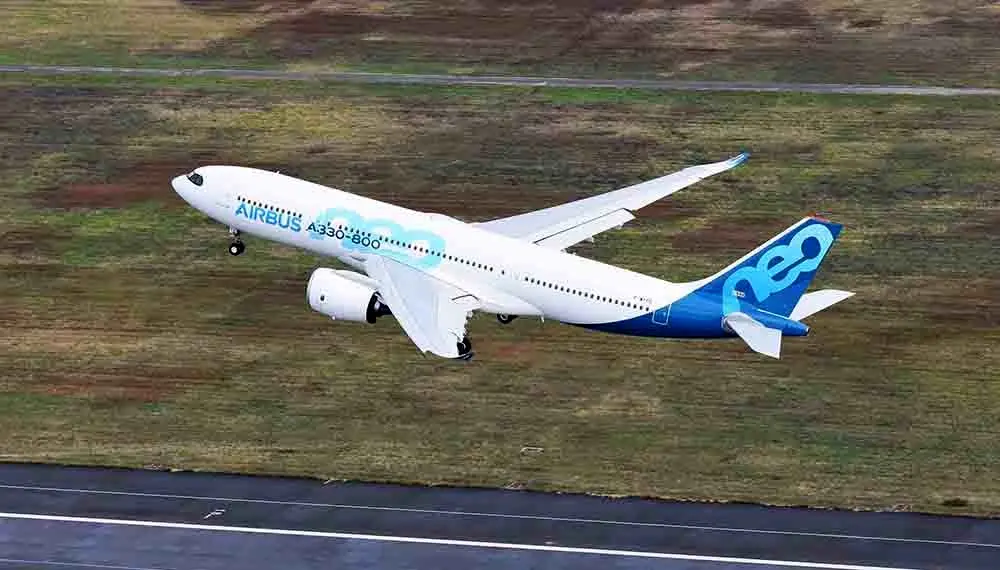 First Airbus A330-800 Takes to the Skies