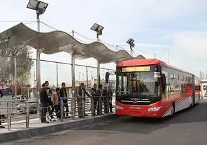  ۸۰ دستگاه اتوبوس خطوط بی آر تی تهران متوقف هستند