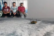 نجات سه صیاد چارکی بعد از 12 ساعت سرگردانی بر روی دریا