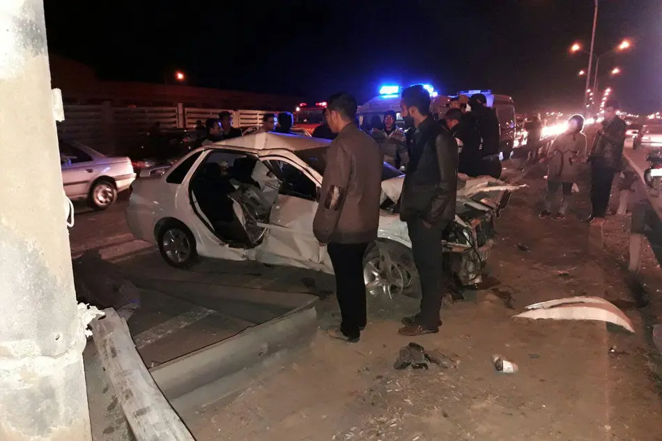 سانحه رانندگی در اتوبان ذوبآهن ۵ مصدوم داشت