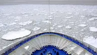 Russian freighter gets stuck in Arctic ice