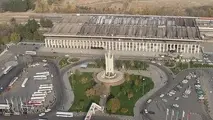 تبدیل میدان راه‌آهن به گالری شهری