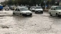 آب گرفتگی در بیش از ۱۰۰ نقطه در شهر تهران