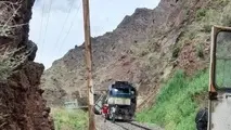 سانحه قطار باری خوی ۲ مصدوم داشت