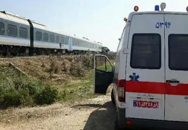برخورد قطار با عابر پیاده در نکا حادثه آفرید