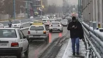 بارش برف و باران در جاده‌های 11 استان کشور/ترافیک سنگین در کندوان