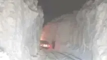 فیلم | ارتفاع ۶ متری برف در غرب استان اصفهان