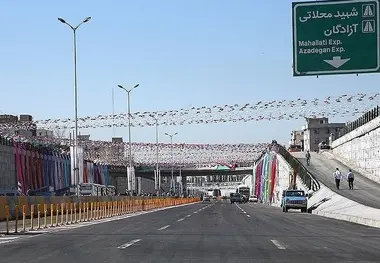 کنارگذر پیروزی به اتوبان امام علی پس از یکسال بازگشایی می شود