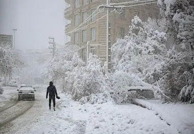 برف و کولاک در تهران/ احتمال یخبندان در شمال استان