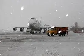 استقبال زمستانی فرودگاه مهرآباد