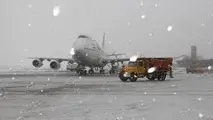 استقبال زمستانی فرودگاه مهرآباد