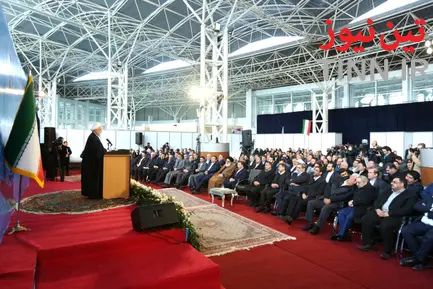 ایین افتتاح قطار برقی شهر جدید هشتگرد